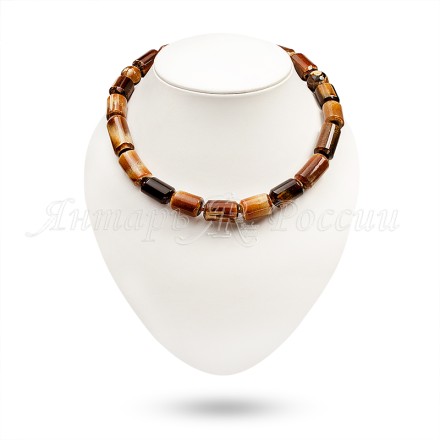 Бусы &quot;Тигровый глаз&quot; из Янтаря П купить