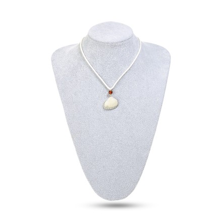 Кулон &quot;Ракушка&quot; с Янтарем на шнурке купить