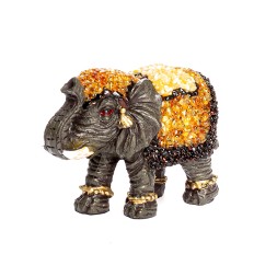 Слон керамика  Янтарь