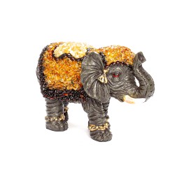 Слон керамика  Янтарь