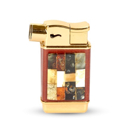 Зажигалка турбо с Янтарем купить