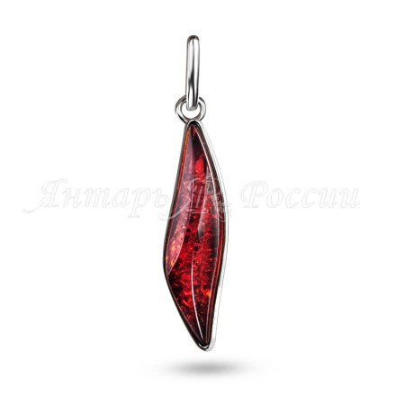 Подвеска &quot;Штрих&quot; из Бернита Посеребрение купить