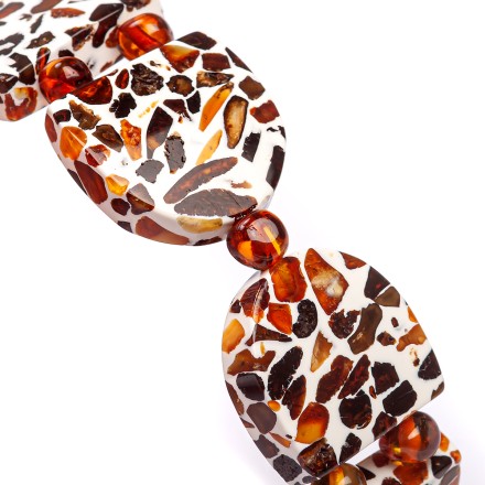 Браслет &quot;Винтажный&quot; из Янтаря и юв.смолы купить