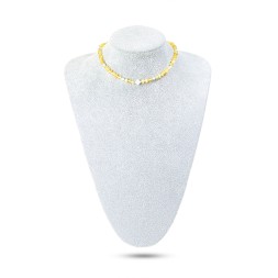 Бусы детские &quot;Клевер&quot; из Янтаря и перламутра