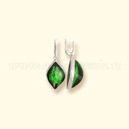 Серьги &quot;Роса&quot; из Бернита Посеребрение купить