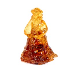 Фигурка &quot;Снегурочка&quot; из Янтаря и эпоксидной смолы