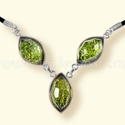 Колье &quot;Роса&quot; из Бернита Посеребрение купить