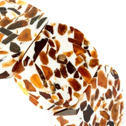 Браслет &quot;Пеструшка&quot; из Янтаря и Юв.смолы