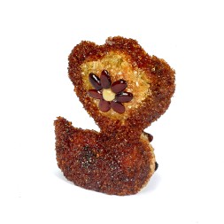 Змея &quot;Кобра&quot; керамика/Янтарь