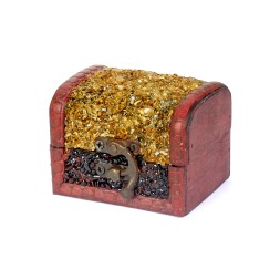 Сундук малый, Дерево/Янтарь