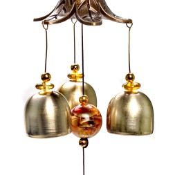 Колокольчики фэн-шуй &quot;Дерево жизни&quot; металл/янтарь