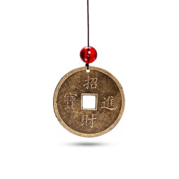 Колокольчики фэн-шуй &quot;Дерево жизни&quot; металл/янтарь