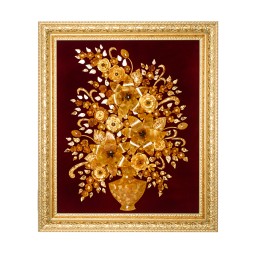 Панно &quot;Лилии&quot; из Янтаря