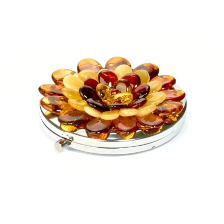 Зеркало дамское с Янтарем купить