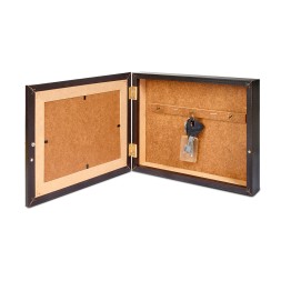 Ключница настенная &quot;Цветы&quot; Янтарь/дерево