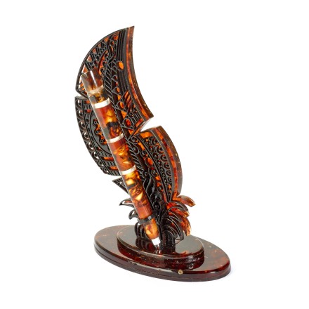 Письменный набор &quot;Перо&quot; из Янтаря купить