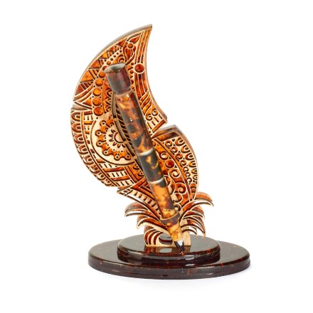 Письменный набор &quot;Перо&quot; из Янтаря купить