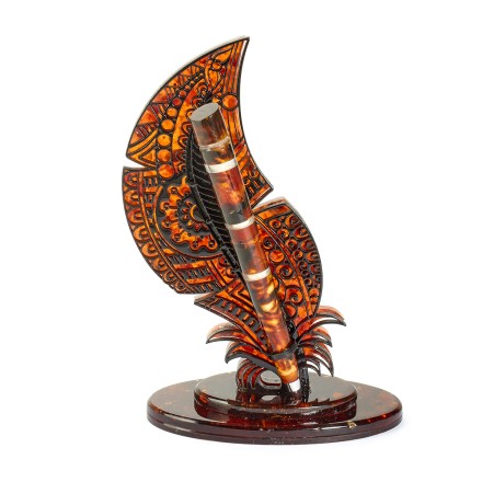 Письменный набор &quot;Перо&quot; из Янтаря купить