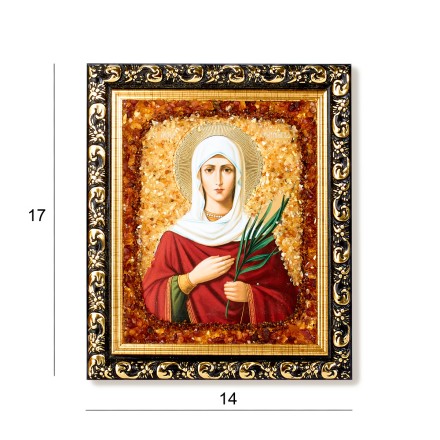 Икона &quot;св.Татьяна&quot; с Янтарем купить