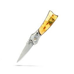 Нож складной Янтарь/Сталь