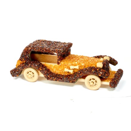 Машинка из дерева и янтаря купить