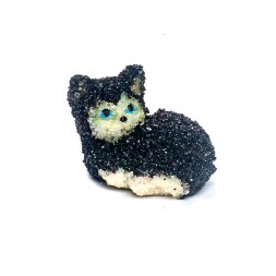 Котёнок чёрный, Янтарь/полистоун