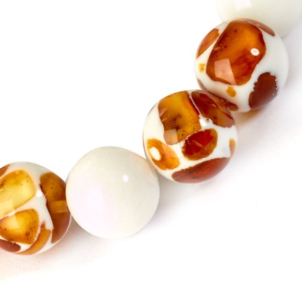 Браслет &quot;Шар&quot; из Янтаря и юв.смолы купить