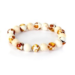 Браслет &quot;Шар&quot; из Янтаря и юв.смолы