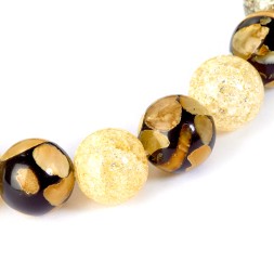 Браслет &quot;Шар&quot; из Янтаря и юв.смолы