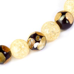 Браслет &quot;Шар&quot; из Янтаря и юв.смолы