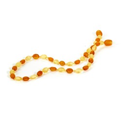 Бусы детские &quot;Мятый шар&quot; из Янтаря