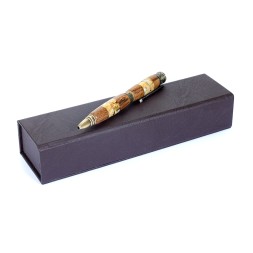 Ручка Премиум&quot;Вера, Надежда, Любовь&quot; Янтарь/ипе, латунь антик