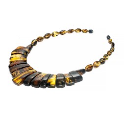 Колье &quot;Пластина&quot; из Янтаря