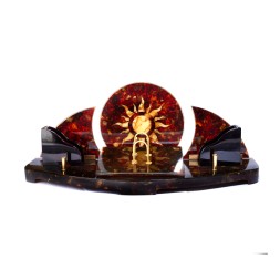 Набор настольный канцелярский &quot;Сенатор&quot; из Янтаря