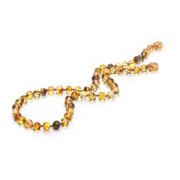 Бусы детские &quot;Мятый шар&quot; из Янтаря