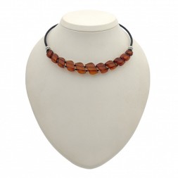 Колье &quot;Змейка&quot; из Янтаря