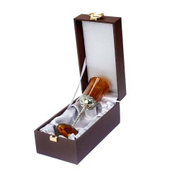 Бокал для вина &quot;Антик&quot;, Янтарь/бронза