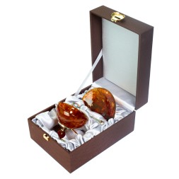 Деликатесный набор &quot;Шар&quot;, Янтарь/бронза