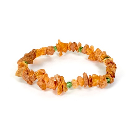 Браслет лечебный &quot;Хвоя&quot; из Янтаря и кварца купить