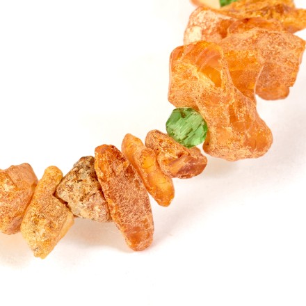 Браслет лечебный &quot;Хвоя&quot; из Янтаря и кварца купить