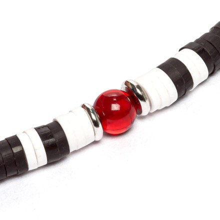 Комплект:колье и браслет &quot;BlackWhite&quot; с янтарем и жемчугом купить