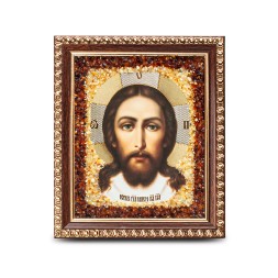 Икона &quot;Спас Нерукотворный&quot; с Янтарем