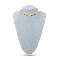 Бусы детские &quot;Мятый шар&quot; из Янтаря